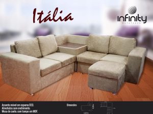 sofa de canto italia